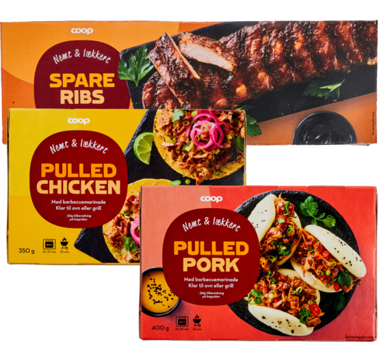 350-500 g. Kg-pris maks. 91,43. Frit valg.