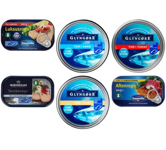 105-200 g. Kg-pris maks. 95,24. Frit valg.