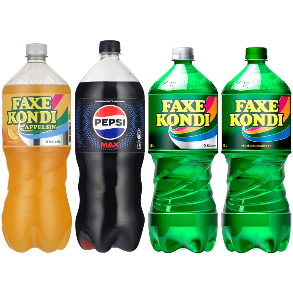 Faxe Kondi eller Pepsi Max