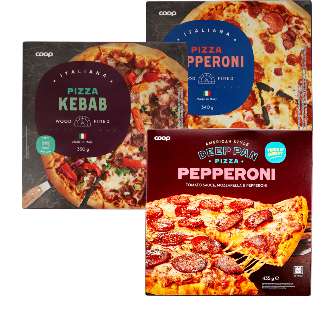 Coop italiana eller Deep pan pizza