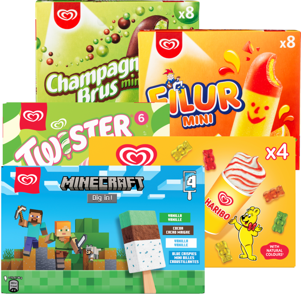 Twister, Champagnebrus, Filur, Haribo eller Minecraft is