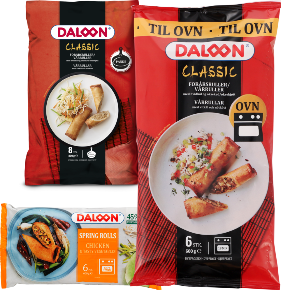 Daloon forårsruller eller spring rolls