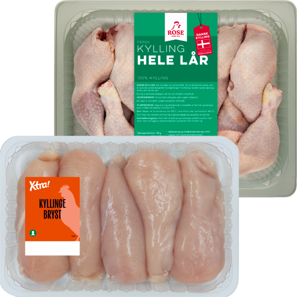 Xtra! kyllingebryst eller hele kyllingelår
