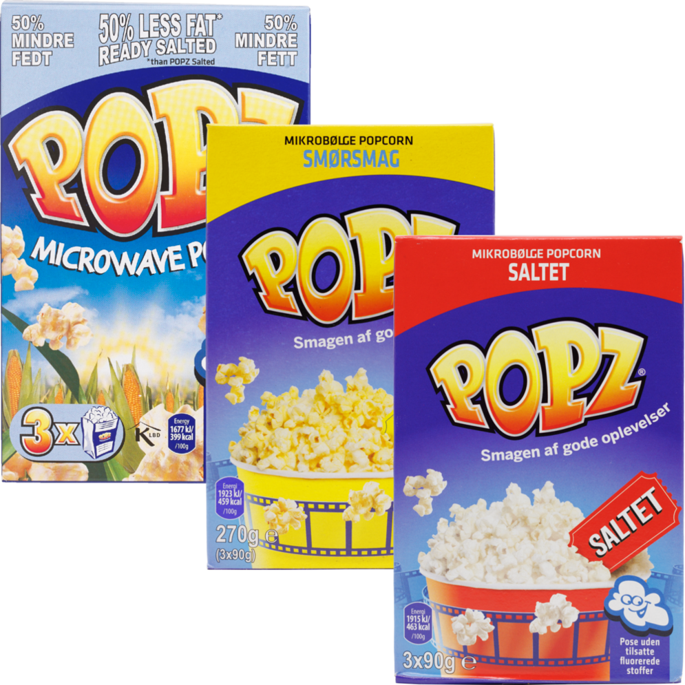 Popz mikroovnspopcorn
