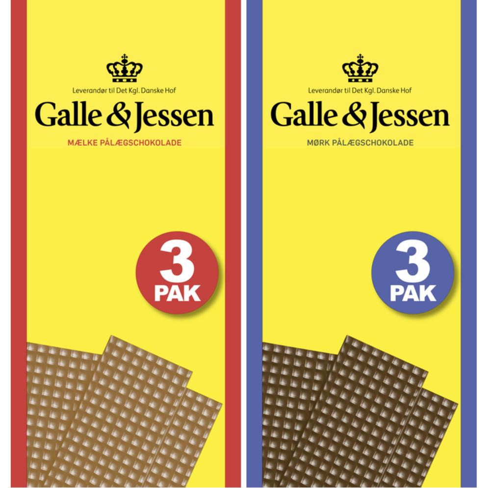 Galle & Jessen pålægschokolade