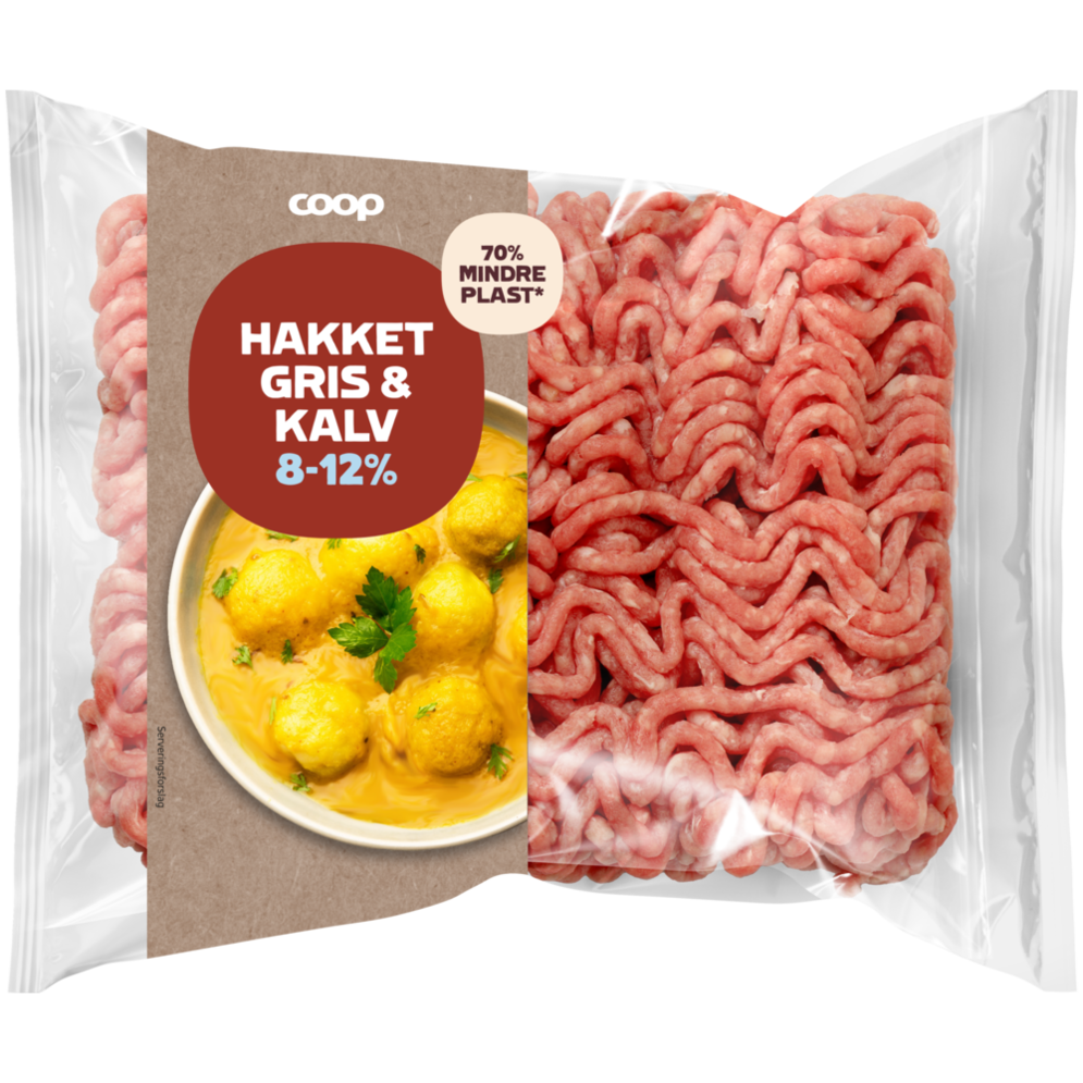 Coop hakket gris og kalv 8-12%