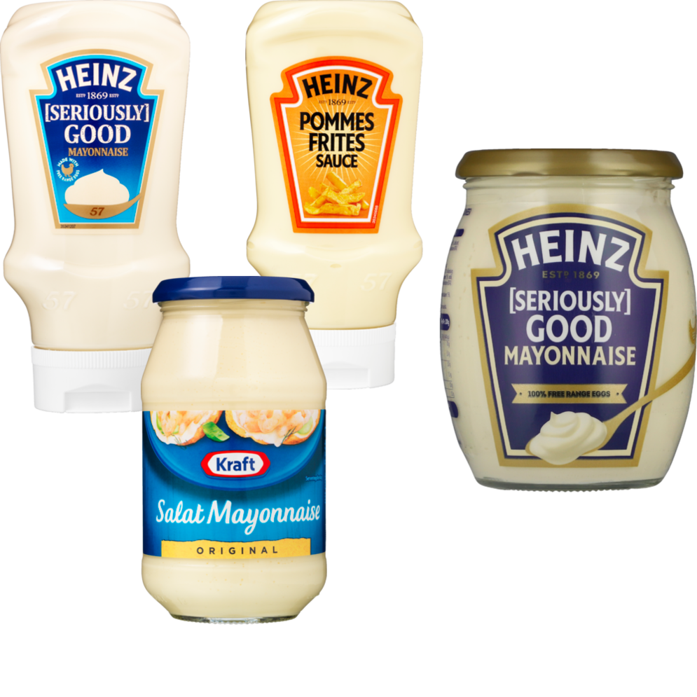 Kraft eller Heinz mayonnaise
