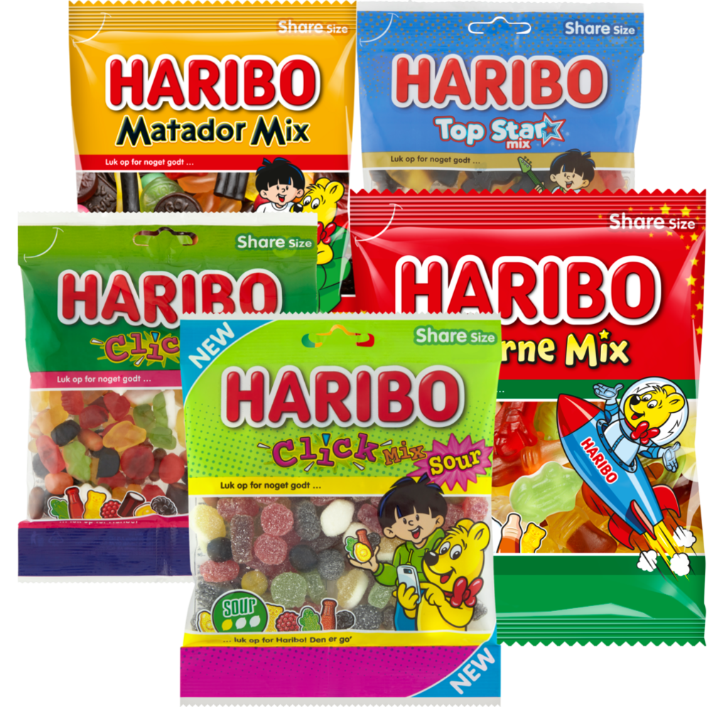 Haribo slikpose