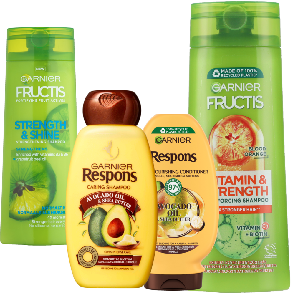 Fructis eller Respons shampoo eller balsam
