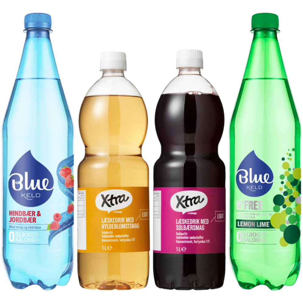 Blue Keld eller Xtra! saft