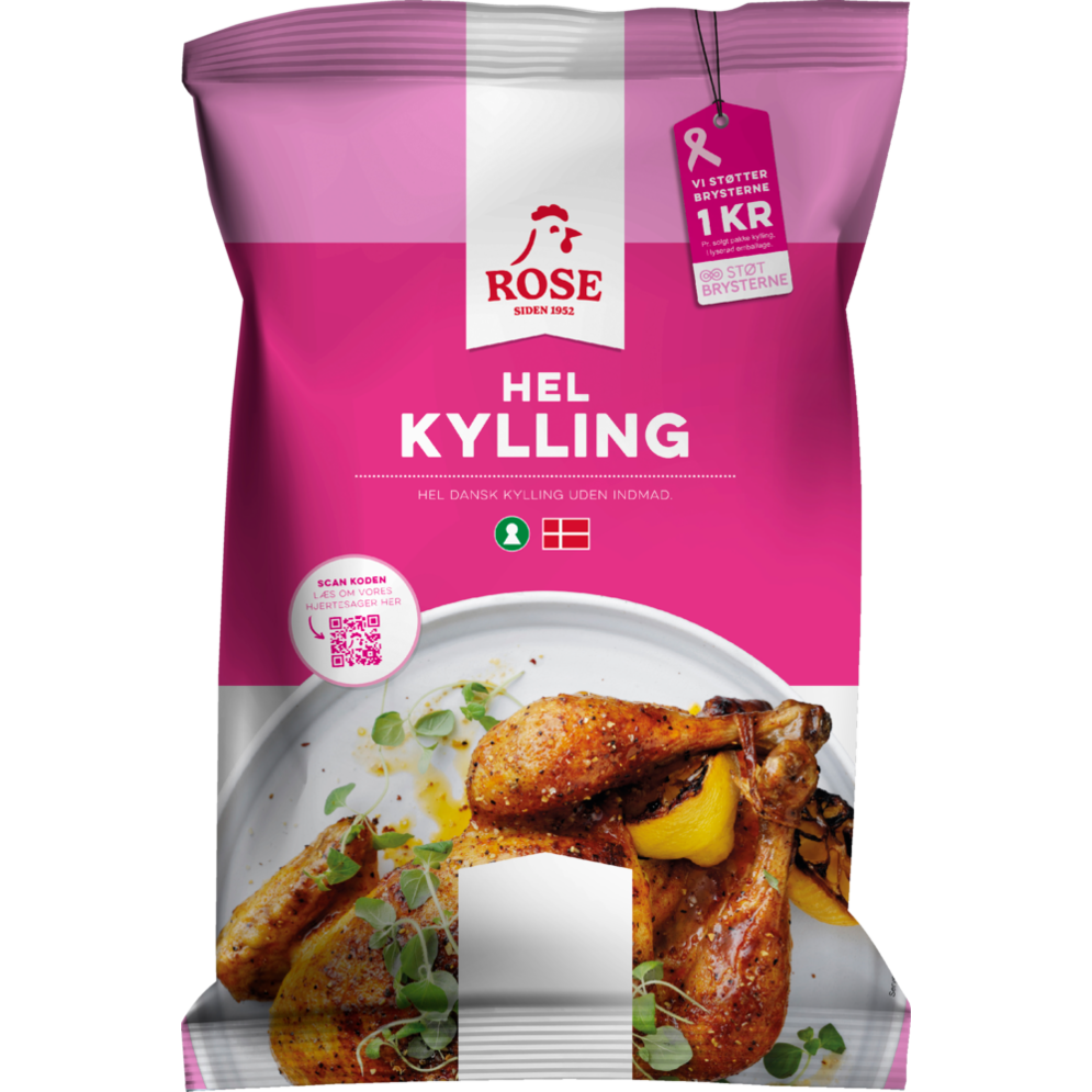 Rose hel kylling